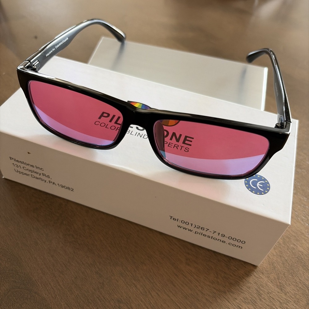 Pilestone Colorblind Glasses for Red/Green Color Deficiency TP-025 Lens B New